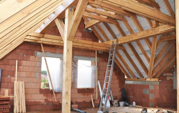 West Milton attic trusses