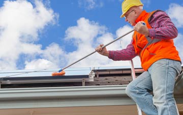 West Milton soft wash roof cleaning